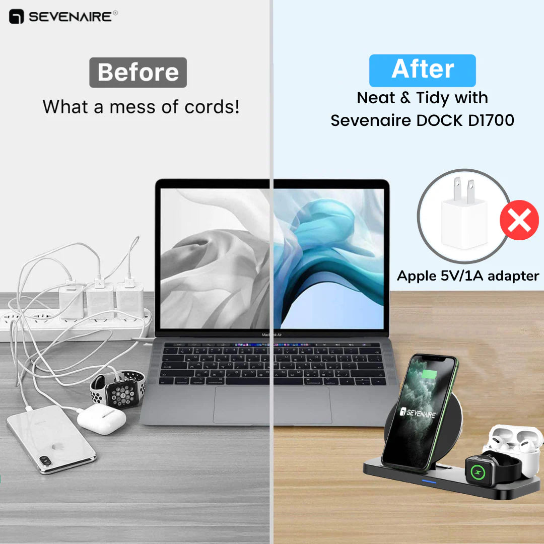 3-In-1 Wireless Charging DOCK (D1700)