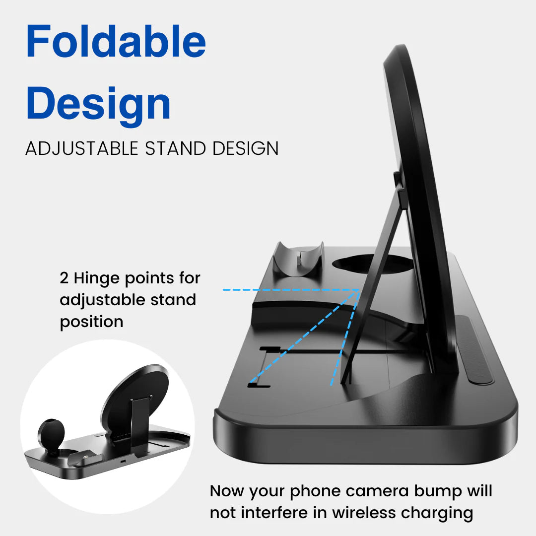 3-In-1 Wireless Charging DOCK (D1700)