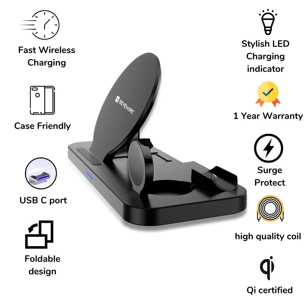 3-In-1 Wireless Charging DOCK (D1700)