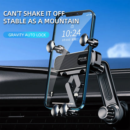 Gravity Car Phone Holder for 4.7-7 Inch Mobile Phone Car Air Vent Phone Mount Universal Shockproof GPS Clip Smartphone Stand