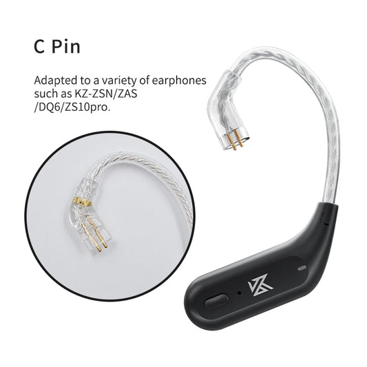 AZ09 HD Bluetooth 5.2 Ear Hook Headset Cable HIFI Wireless Upgrade Cable with Charging Case ,NEW Bluetooth 5.4