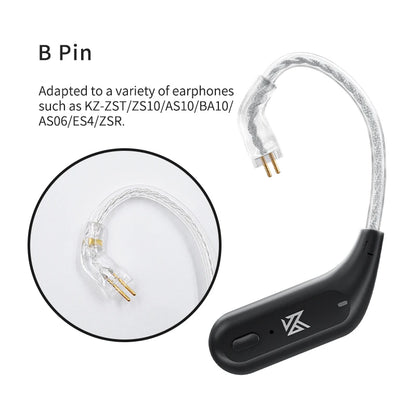 AZ09 HD Bluetooth 5.2 Ear Hook Headset Cable HIFI Wireless Upgrade Cable with Charging Case ,NEW Bluetooth 5.4